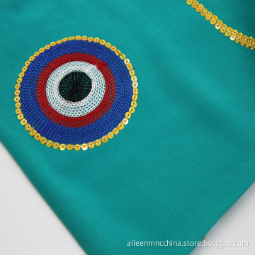 wholesale 100% woven rayon color emboridery fabric